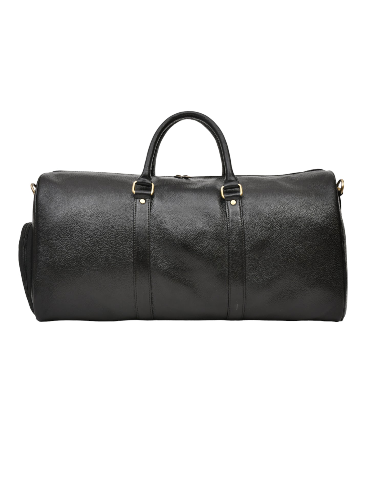 Genuine Leather Duffel Bag (OMDB-029-BLACK)