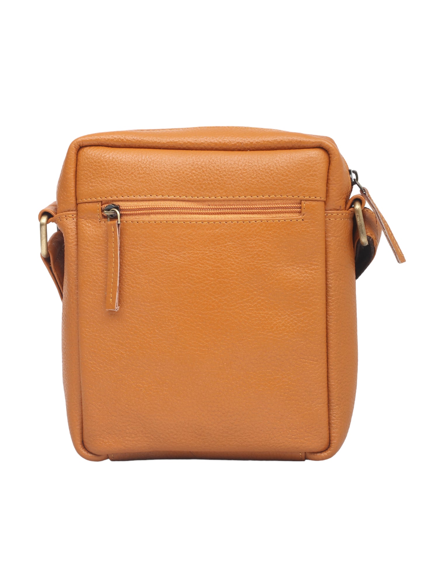 Unisex Mustard Textured Messenger Bag (OMMB-034-MUSTARD)