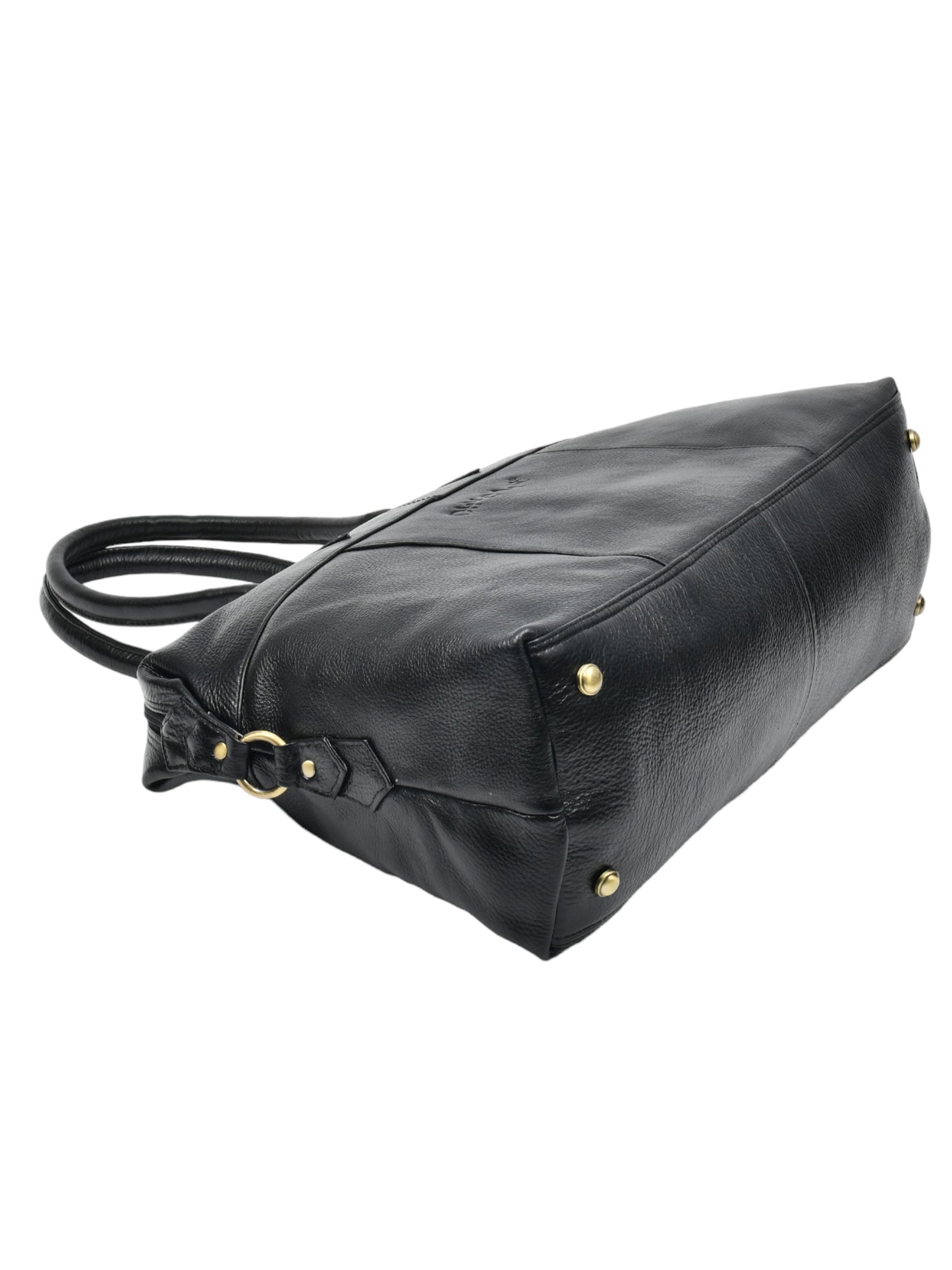 Genuine Leather Duffel Bag (OMDB-031-BLACK)