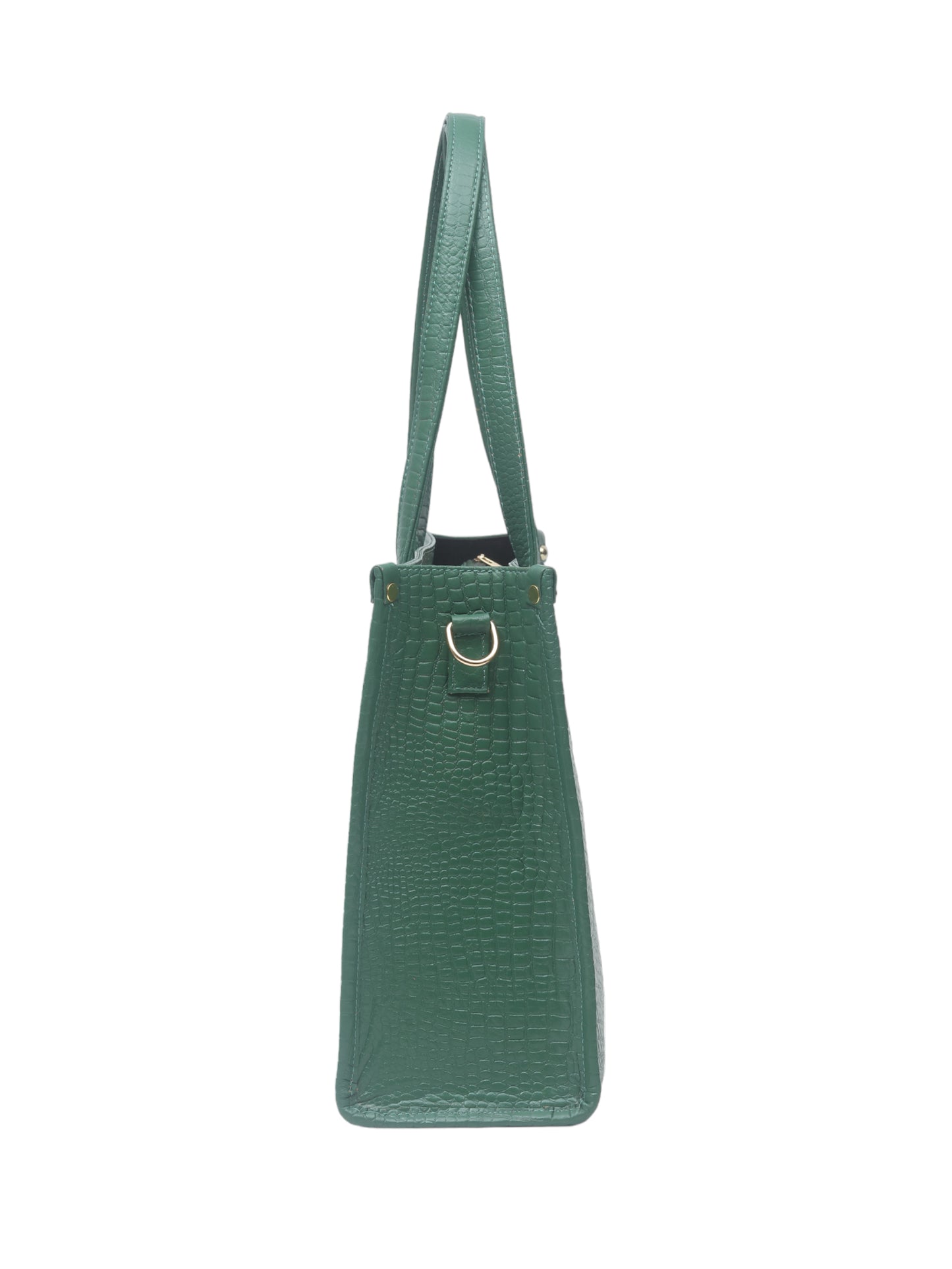 Women's Chic Textured Leather 16 Inch Laptop Bag (OMLBW-004N-GREEN)