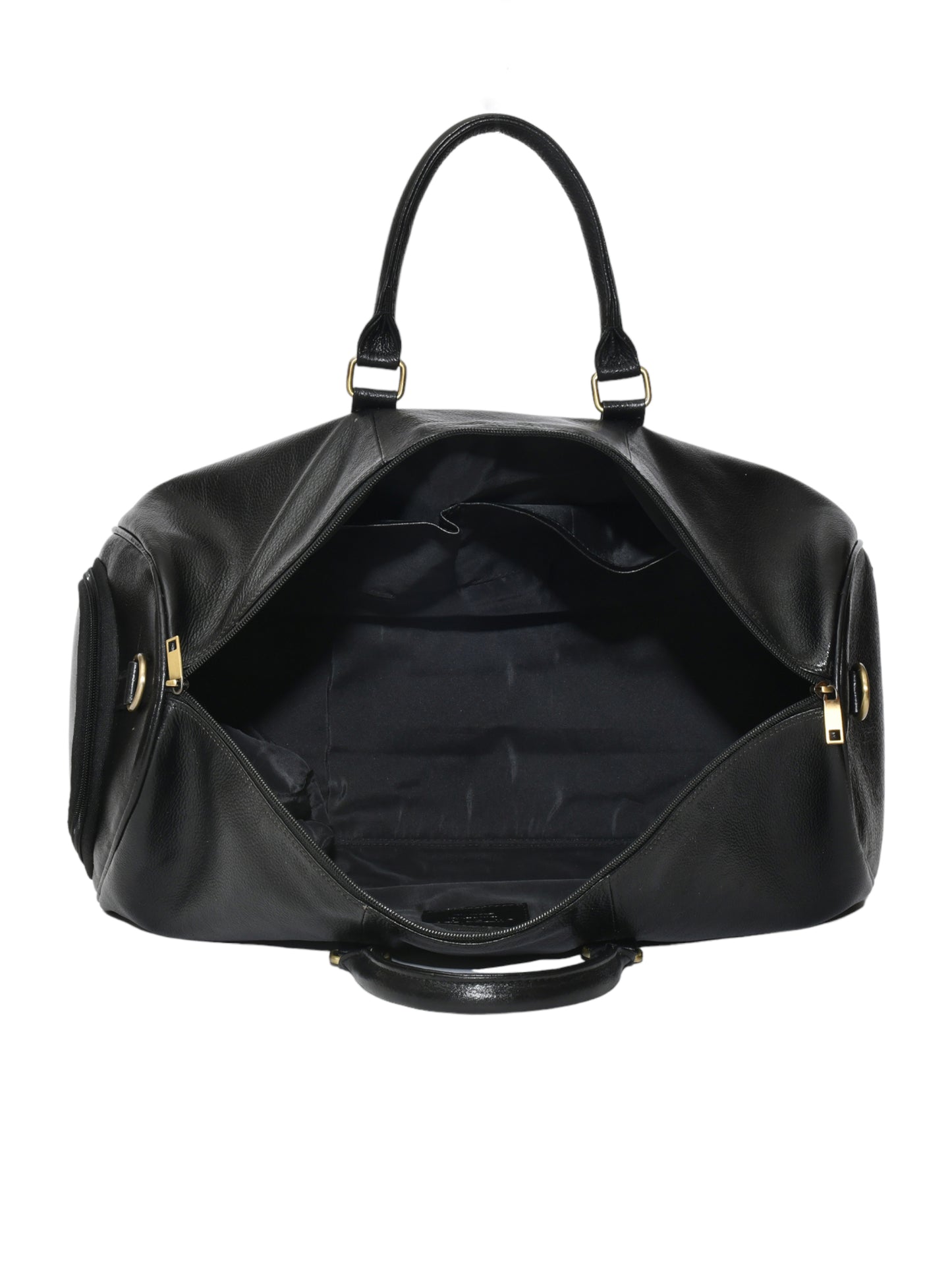 Genuine Leather Duffel Bag (OMDB-029-BLACK)