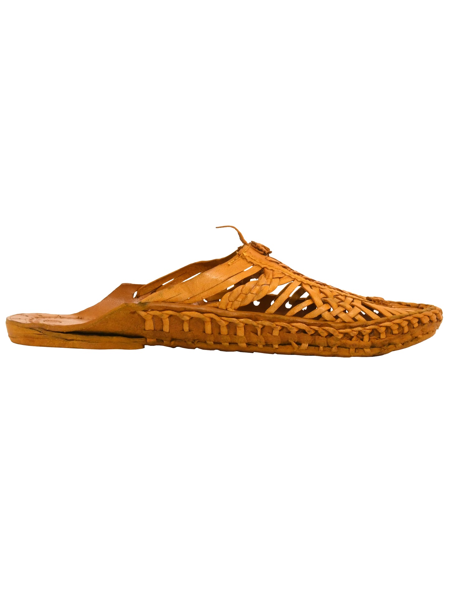 Men Tan Ethnic Leather Handcrafted Kolhapuri (OMKP-010-TAN)