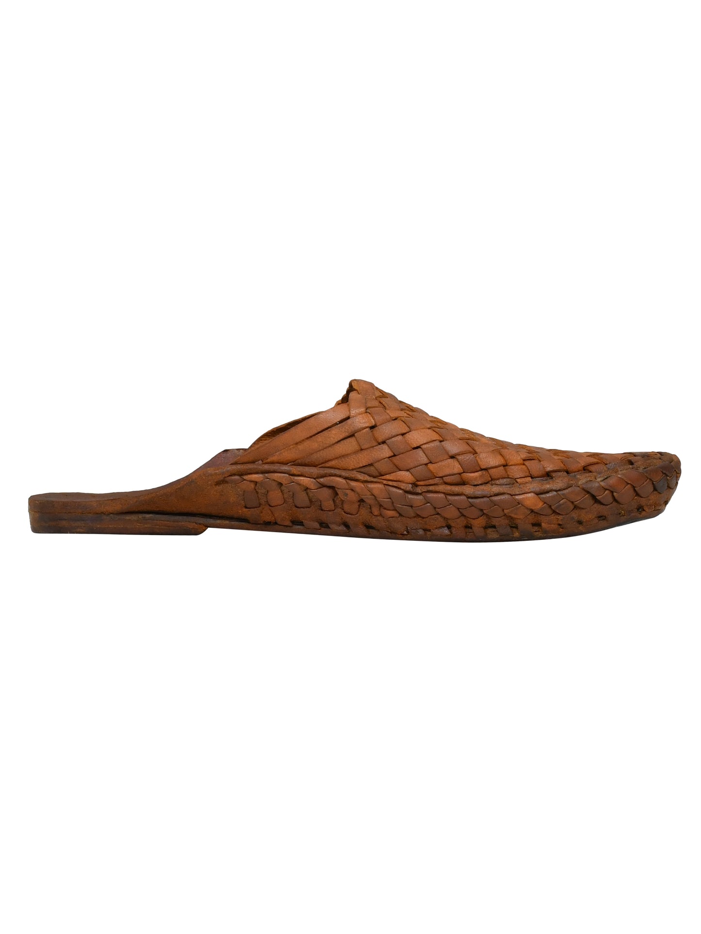 Men Brown Ethnic Handcrafted Leather Fisherman Kolhapuris (OMKP-001D-BROWN)