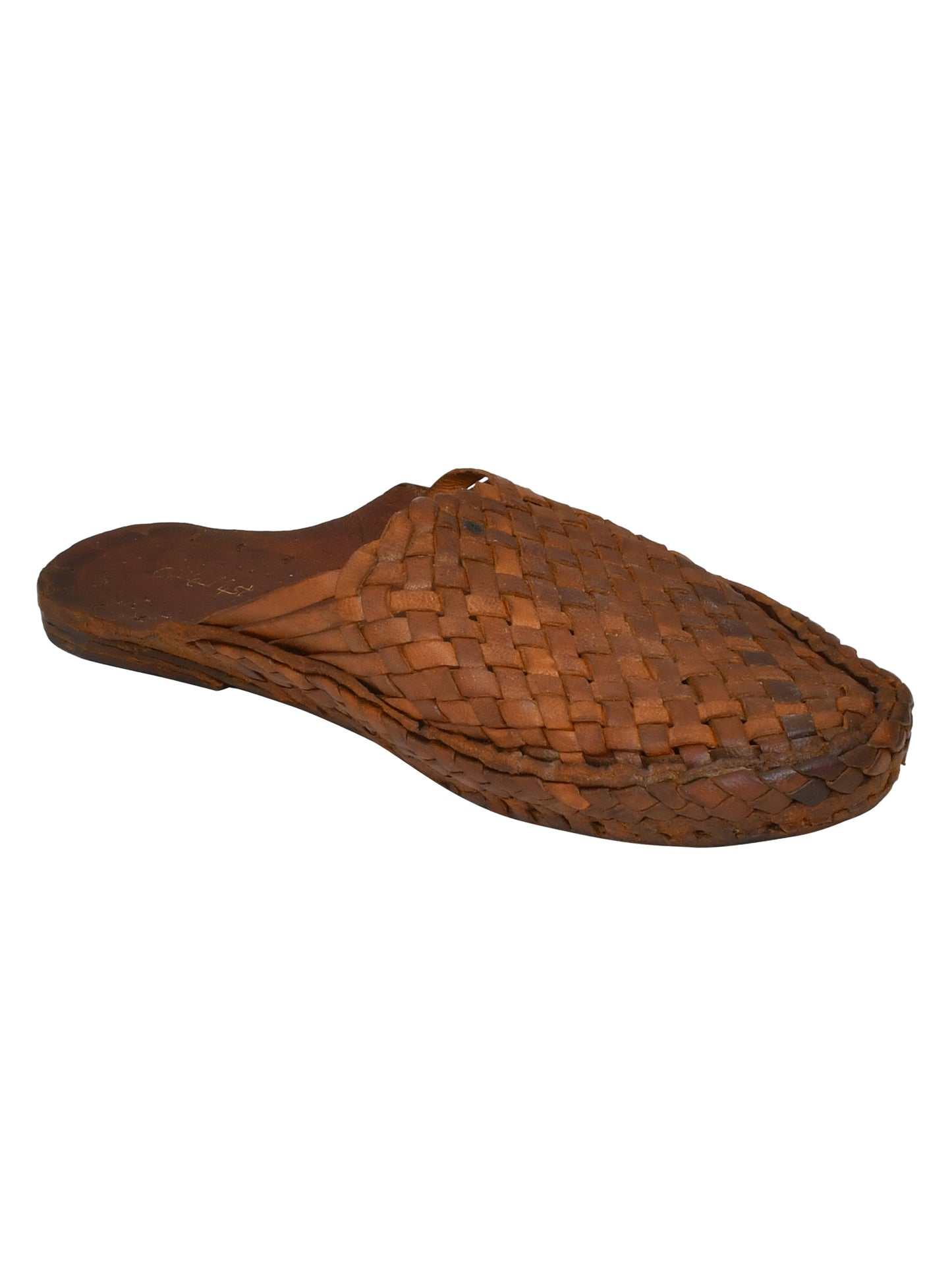 Men Brown Ethnic Handcrafted Leather Fisherman Kolhapuris (OMKP-001D-BROWN)