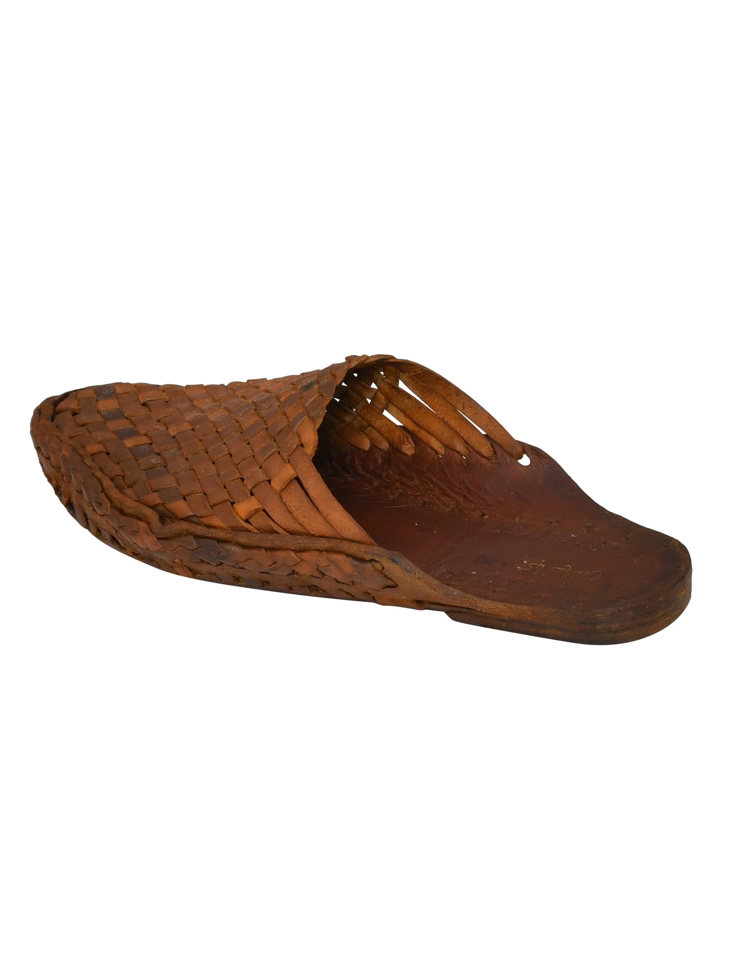 Men Brown Ethnic Handcrafted Leather Fisherman Kolhapuris (OMKP-001D-BROWN)