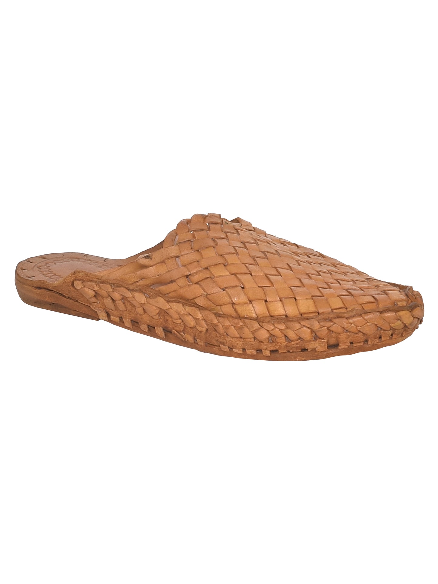 Men Tan Ethnic Handcrafted Leather Fisherman Kolhapuris (OMKP-001-TAN)